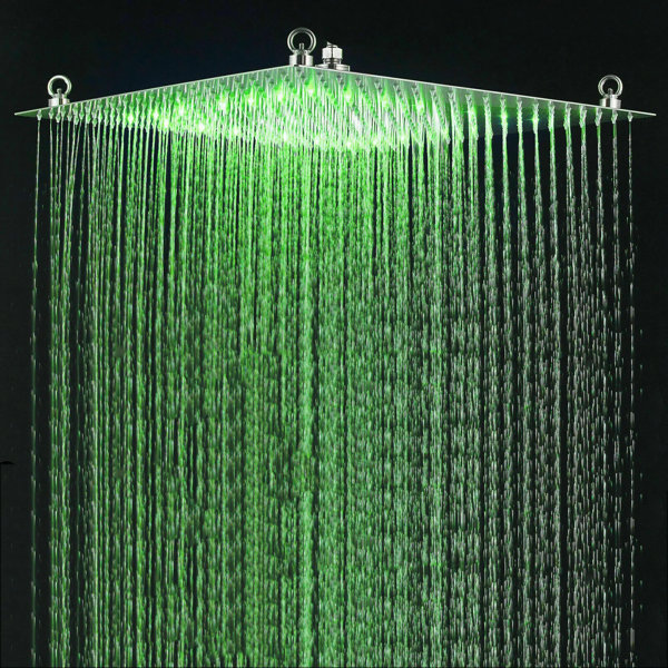 Senlesen Pomme de douche à jet de pluie de 20 po à fixation au plafond